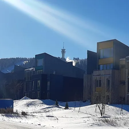 Mezonetovy Apartman Se Dvema Balkony A Vyhledem Loucna pod Klinovcem Exterior photo
